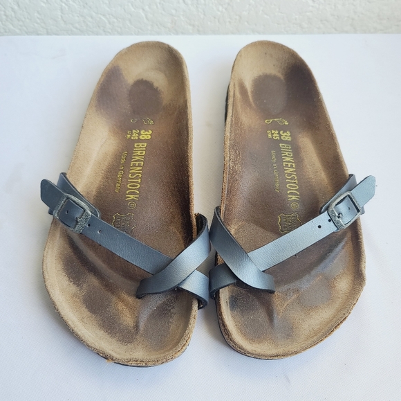 Birkenstock Piazza Sandals Size 38 L7 - Picture 2 of 6